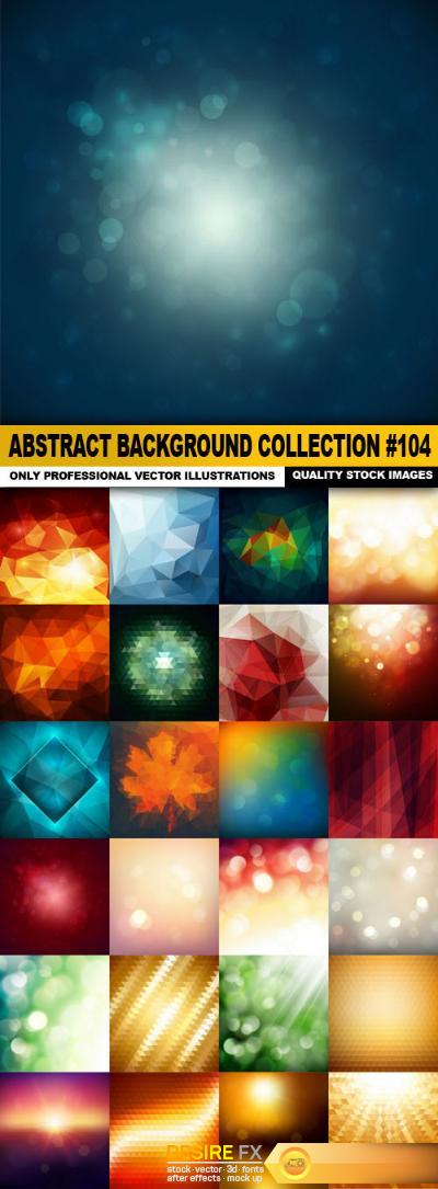 Abstract Background Collection #104 - 25 Vector