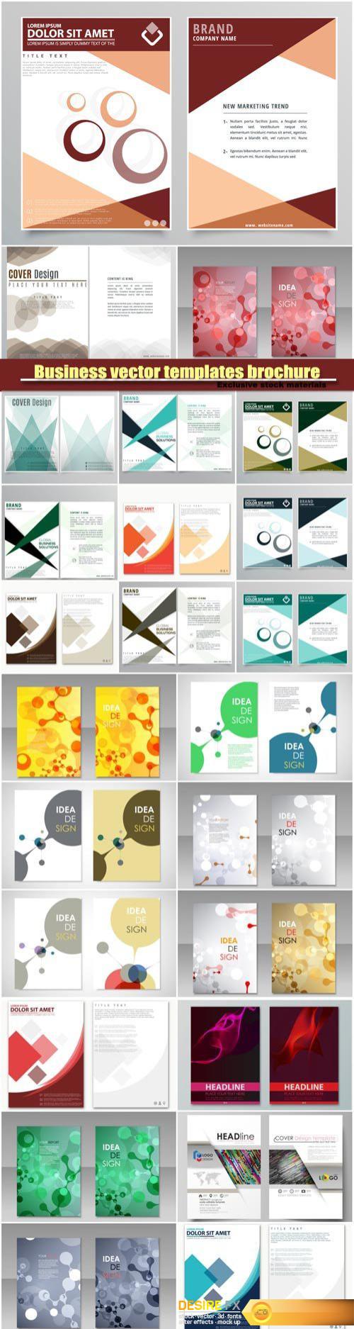 Abstract vector flyer templates brochure, colored cover image texture