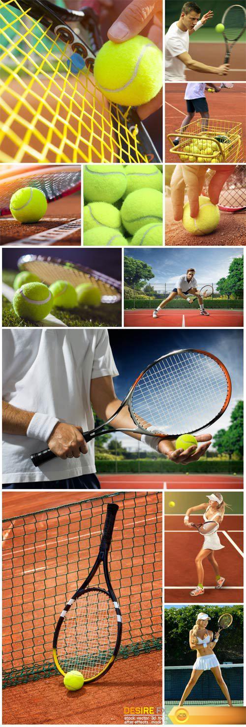 Attributes for tennis, people playing tennis