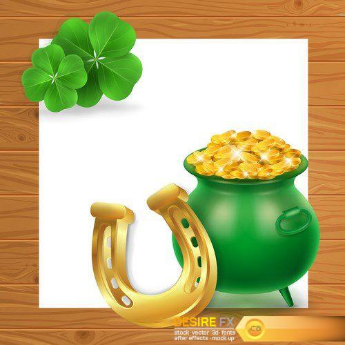 St Patricks Day Can be used for greeting card, leaflets, posters and brochure 24X EPS