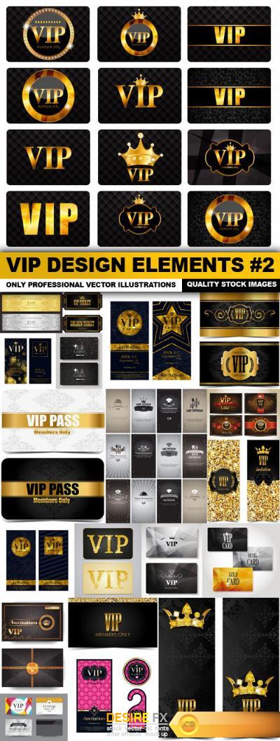 VIP Design Elements #2 - 20 Vector