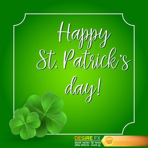 St Patricks Day Can be used for greeting card, leaflets, posters and brochure 24X EPS