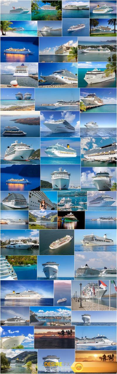 Cruise Lines - Round the World Travel - Set of 52xUHQ JPEG Professional Stock Images