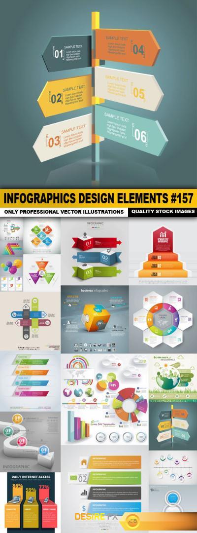 Infographics Design Elements #157 - 20 Vector