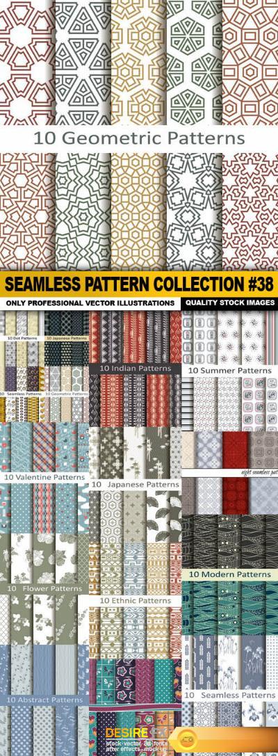 Seamless Pattern Collection #38 - 15 Vector