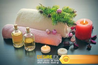 Composition of spa treatment, 15 x UHQ JPEG