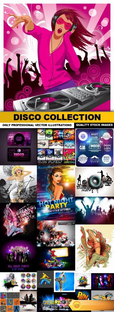 Disco Collection - 25 Vector