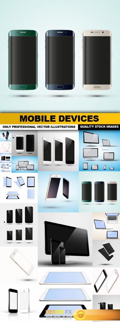 Mobile Devices - 20 Vector