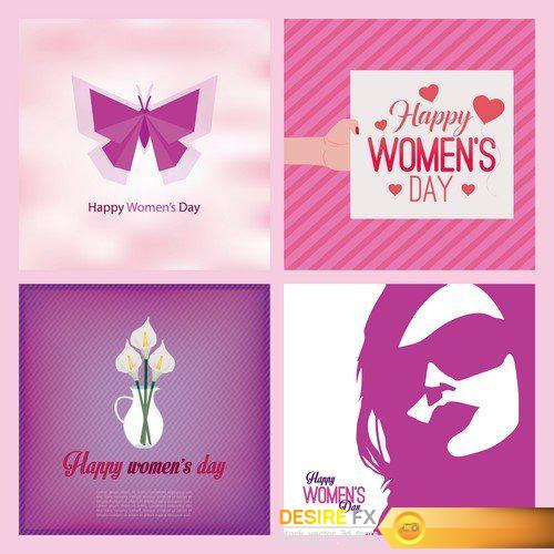 Happy womens day 5X EPS