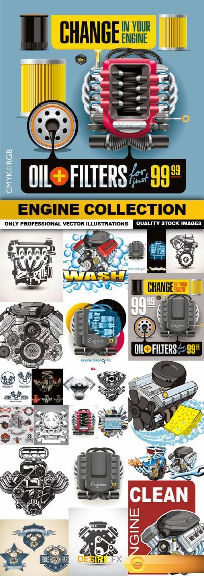 ENGINE Collection - 25 Vector