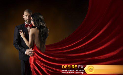 Couple in Love Hot Fire Romantic Kiss Lover 10X JPEG