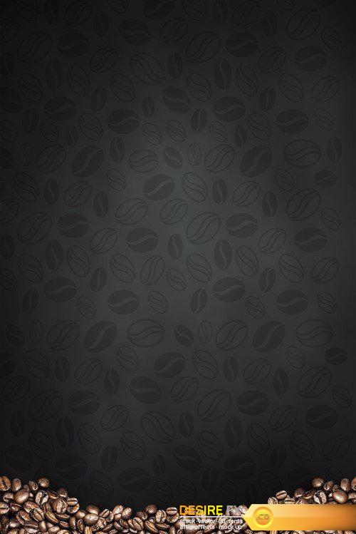 Coffee illustration abstract and background 18X JPEG
