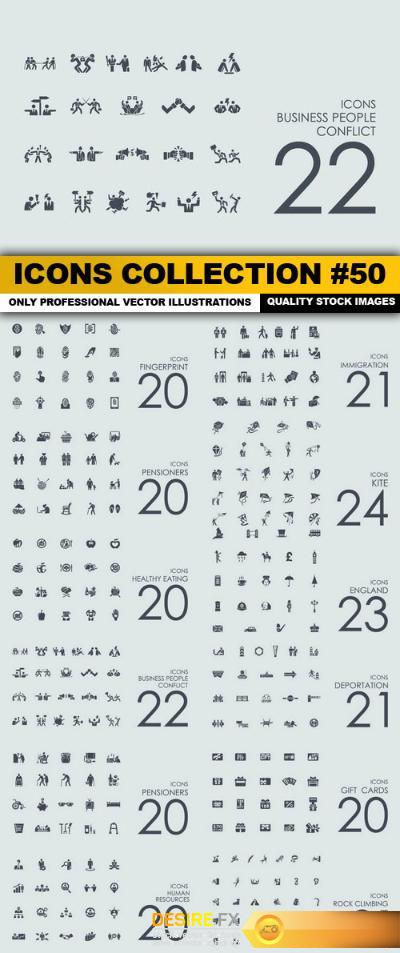 Icons Collection #50 - 12 Vector