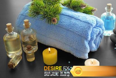 Composition of spa treatment, 15 x UHQ JPEG