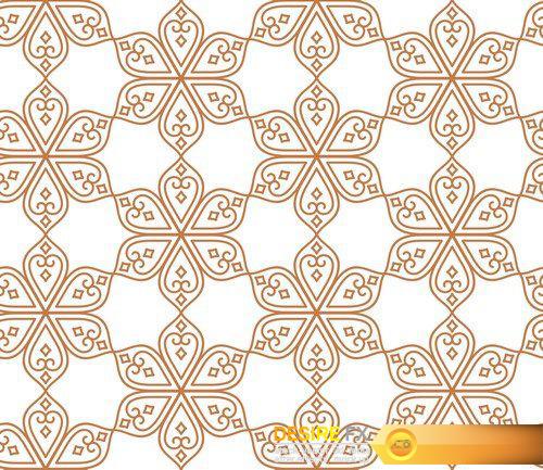 Indian seamless abstract pattern  12X EPS
