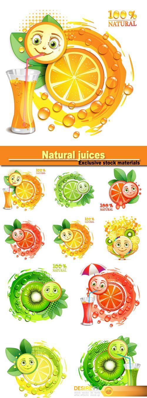 Natural juices from citrus