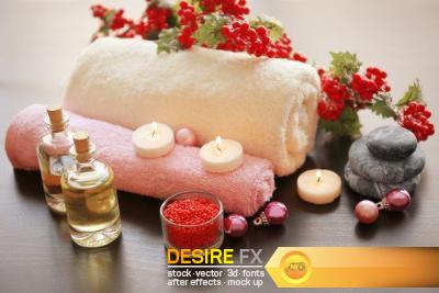 Composition of spa treatment, 15 x UHQ JPEG