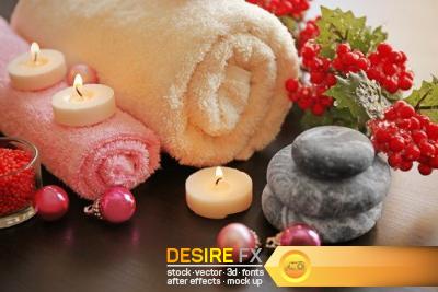 Composition of spa treatment, 15 x UHQ JPEG