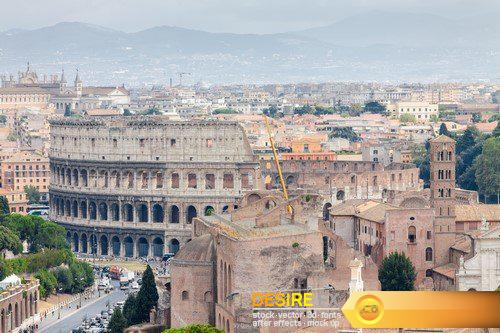 Rome cityscape  8X JPEG