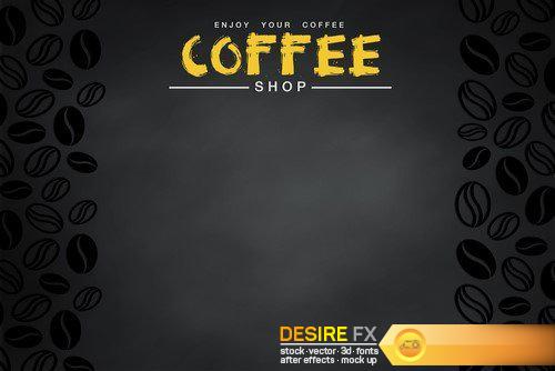Coffee illustration abstract and background 18X JPEG