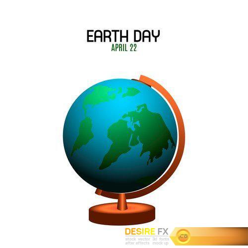 Earth day 8X EPS