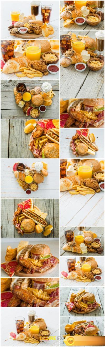 Fast Food Today - Set of 18xUHQ JPEG Professional Stock Images