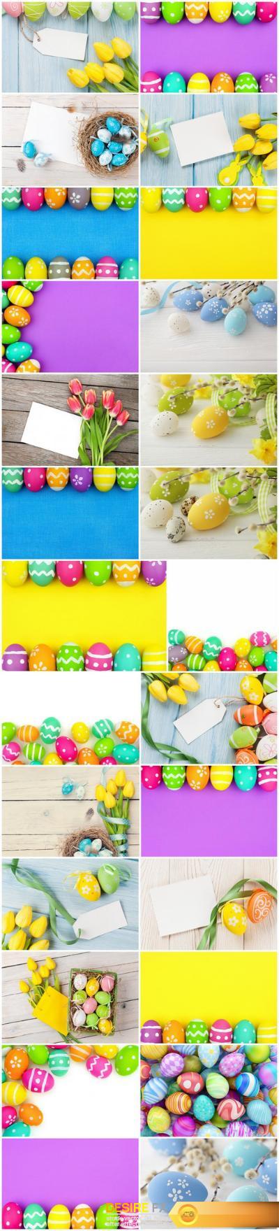 Easter Eggs and Happy Easter - Set of 26xUHQ JPEG Professional Stock Images