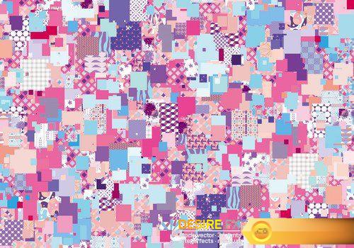 Vector seamless backgrounds #4 12X EPS