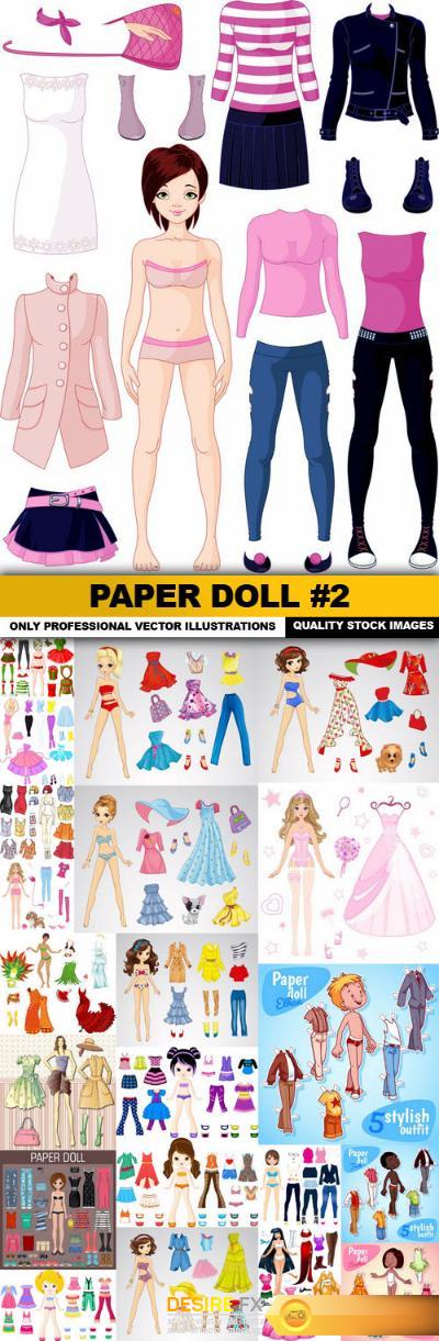 Paper Doll #2 - 22 Vector