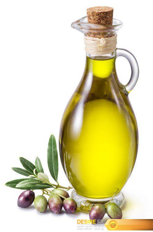 Olive fruit and olive leaves 7X JPEG