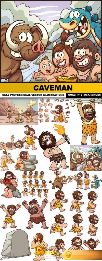 Caveman - 15 Vector