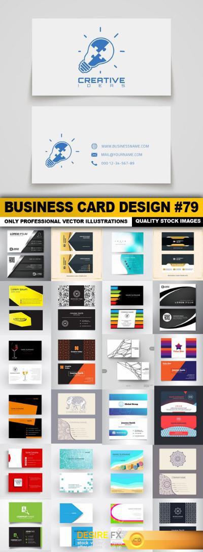 Business Card Design #79 - 25 Vector