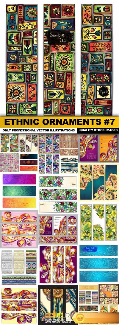 Ethnic Ornaments #7 - 25 Vector