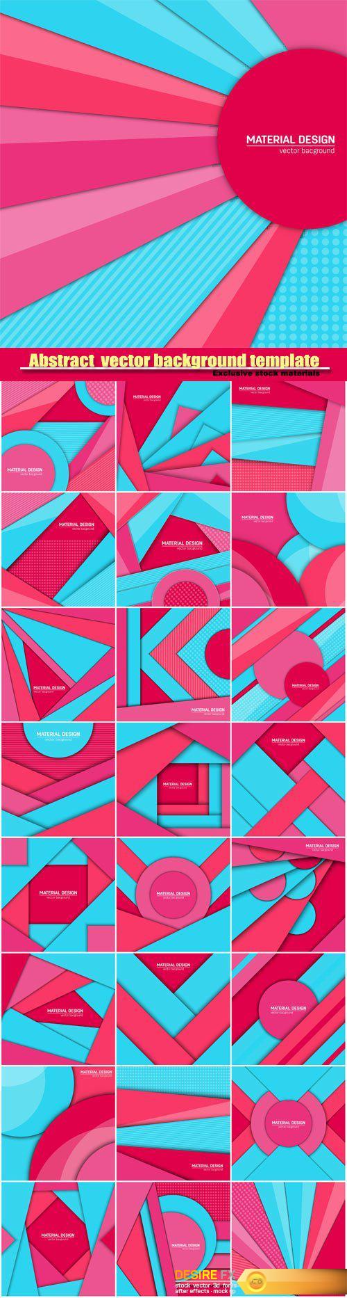 Abstract creative layout vector background template #5