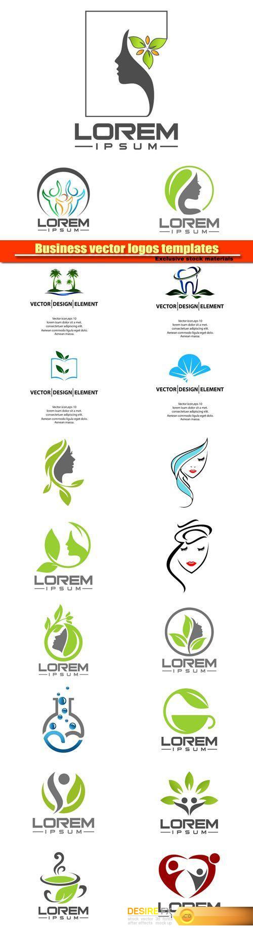Business vector logos templates ?10