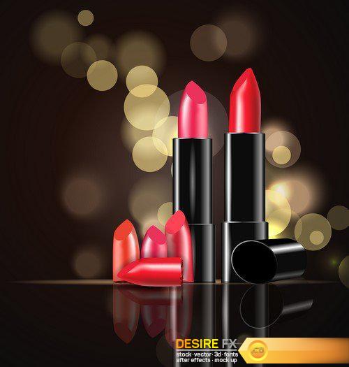 Beauty and cosmetics background #2 9X EPS