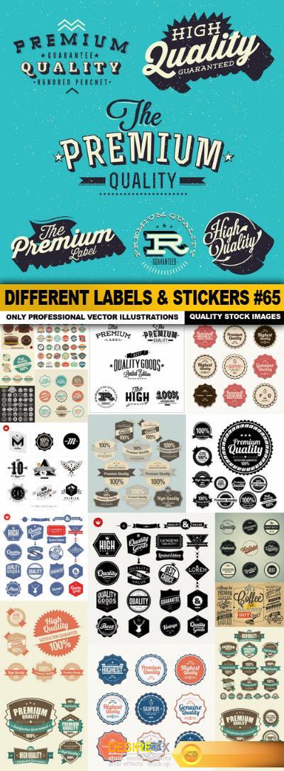 Different Labels & Stickers #65 - 20 Vector