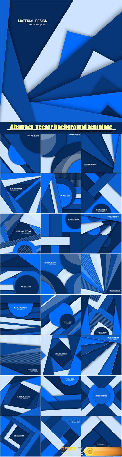 Abstract creative layout vector background template