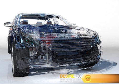 Transparent model cars 13X JPEG