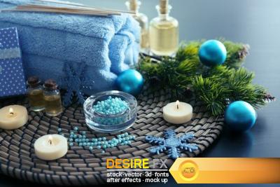 Composition of spa treatment, 15 x UHQ JPEG