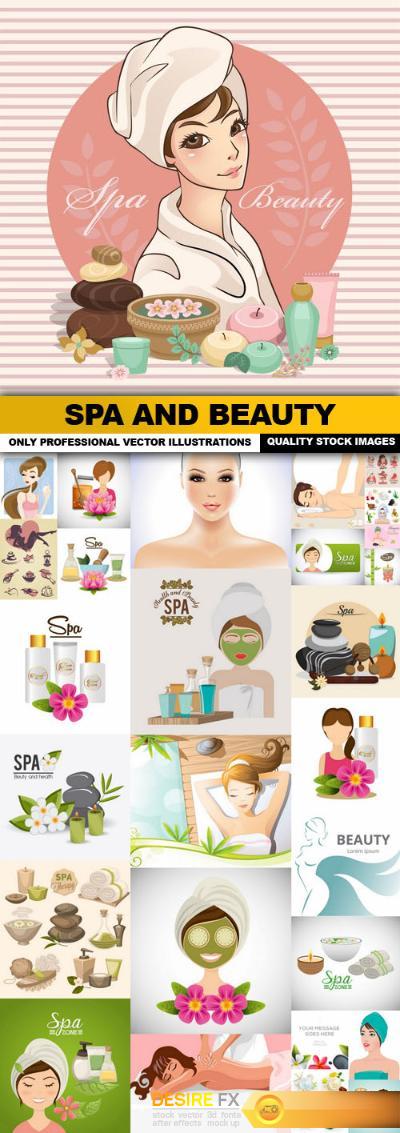 Spa And Beauty - 30 Vector
