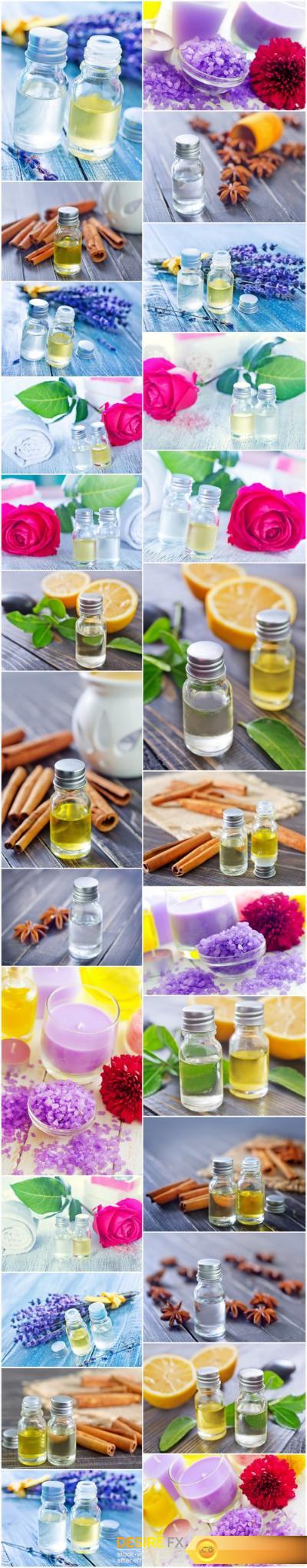 Sea salt, soap, candle and aroma oil 4 - Set of 26xUHQ JPEG Professional Stock Images