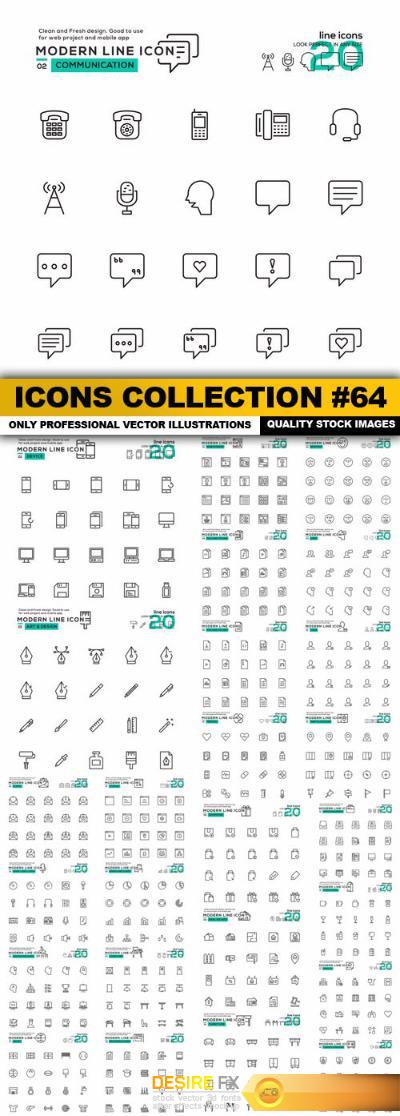 Icons Collection #64 - 26 Vector