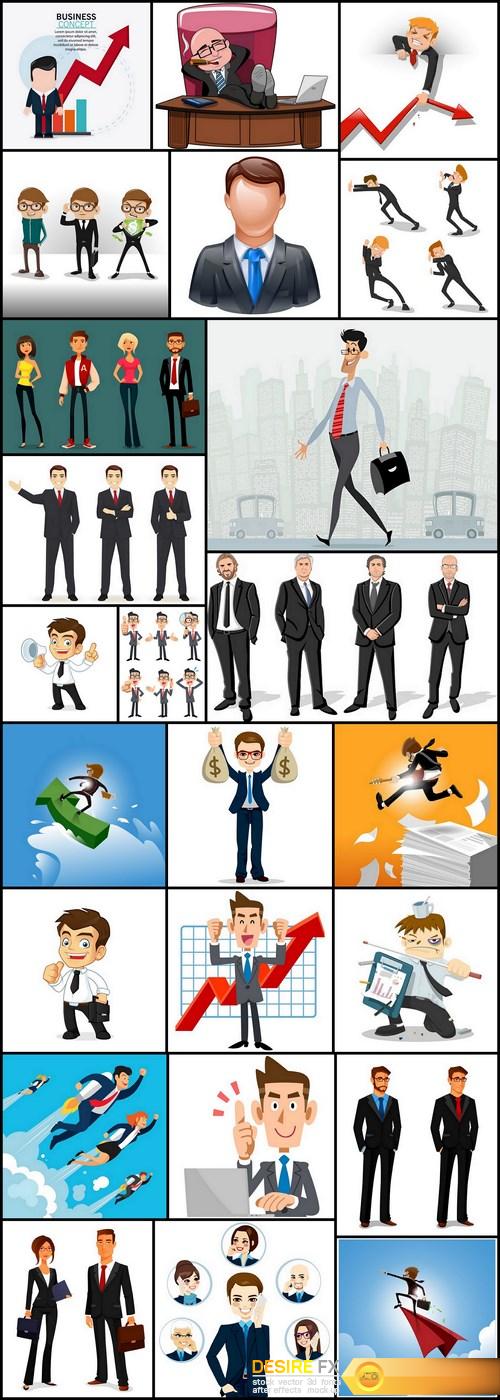 Businessman Manager - 25 Vector