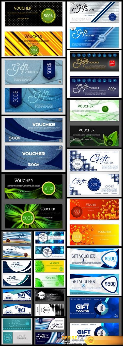 Gift Voucher Collection #20 - 20 Vector