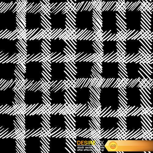 Black and white pattern - 15 EPS