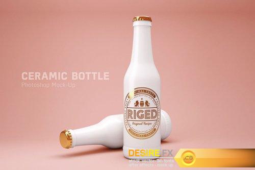 Ceramic bottle Mock-Up
