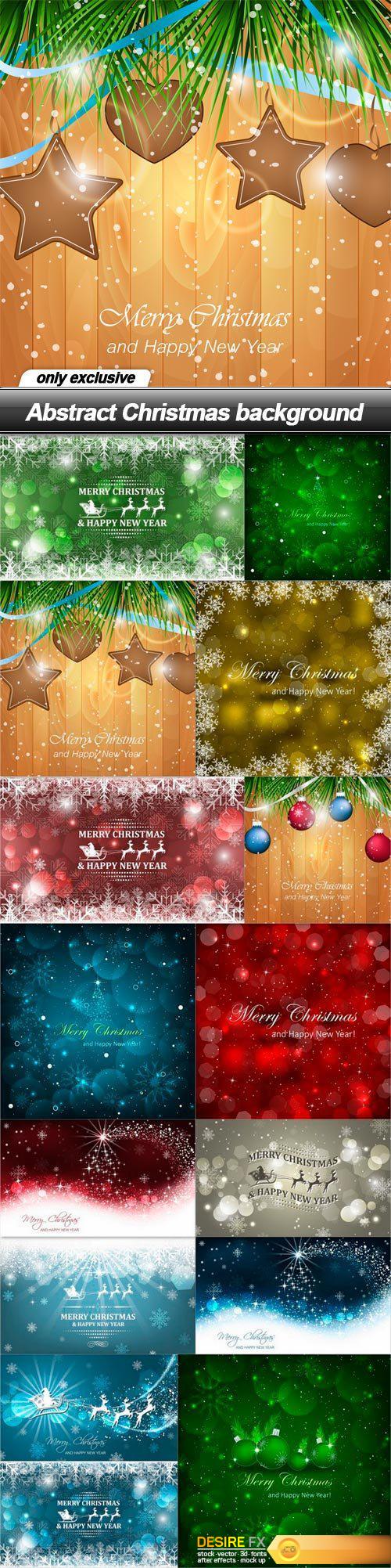 Abstract Christmas background - 15 EPS