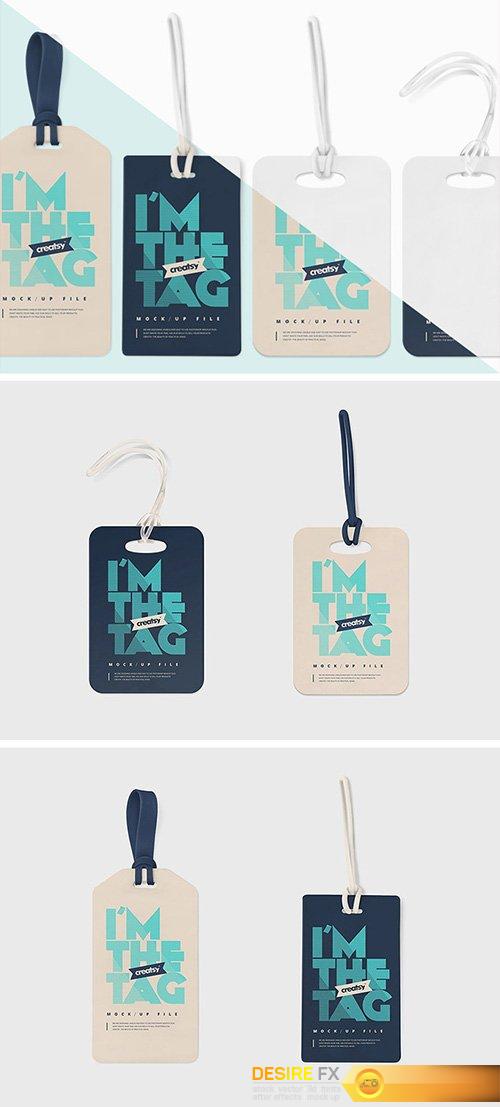 PSD Mock-Up - Luggage Diaper Tag