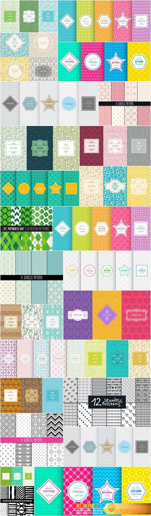 Seamless Pattern Collection #146 - 25 Vector